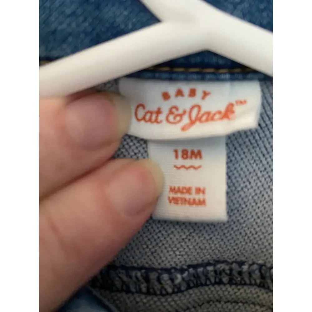 Jean Jacket Size 18M  Cat & Jack - Picture 4 of 4